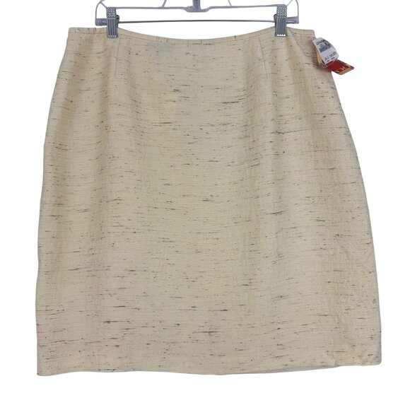 Lafayette 148 Dresses & Skirts - Lafayette 148 Skirt Women's 16 Tweed Pencil Skirt Back Slit Lined Multicolor